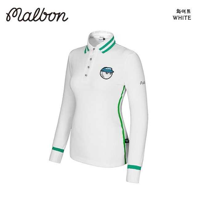 말본 여성 버킷 PK 긴팔 카라티(2color)