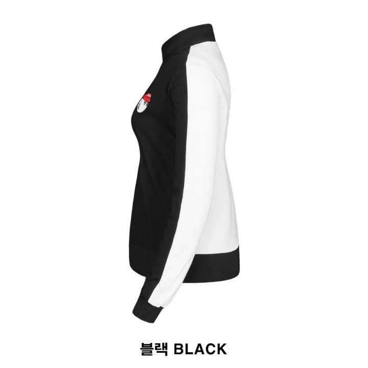 말본 버킷 패치 배색 긴팔 카라티(2color)