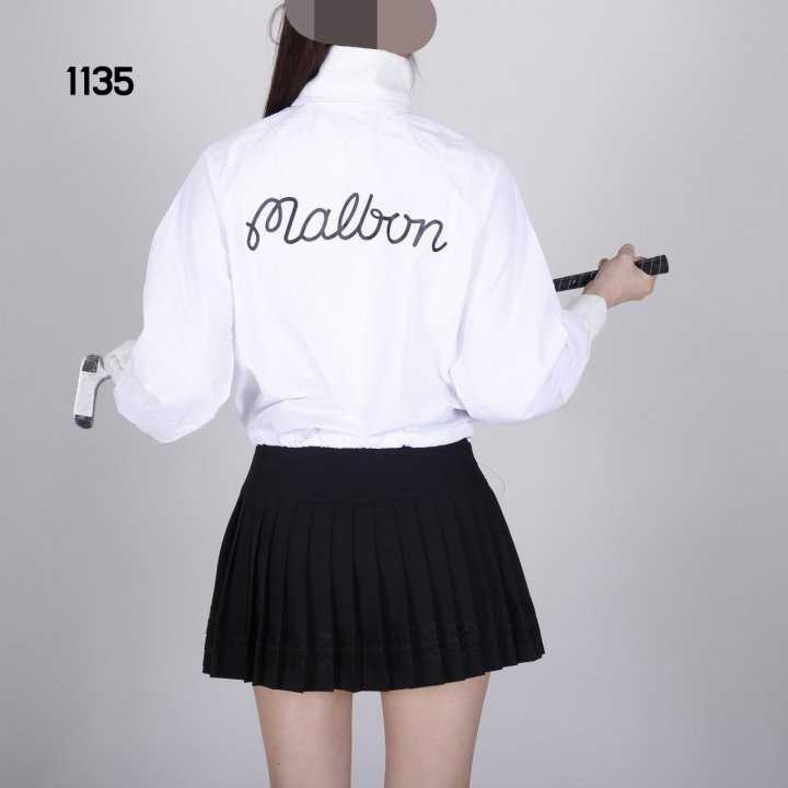 말본 여자 1135 M로고 바람막이 반집업(2color)