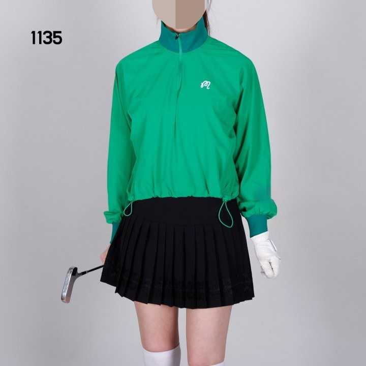 말본 여자 1135 M로고 바람막이 반집업(2color)