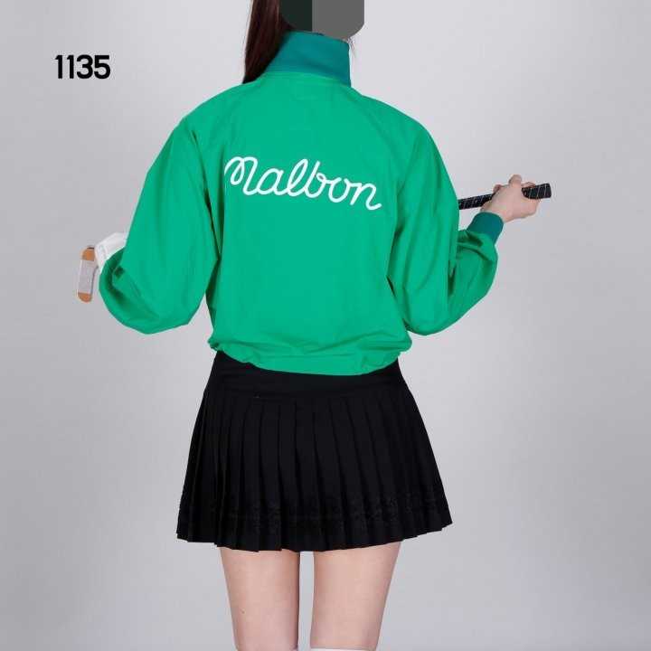 말본 여자 1135 M로고 바람막이 반집업(2color)