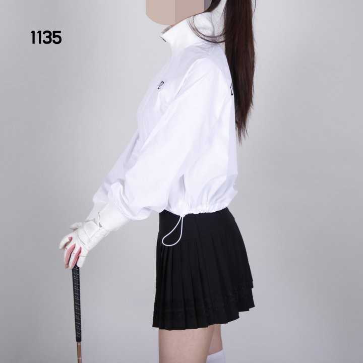 말본 여자 1135 M로고 바람막이 반집업(2color)