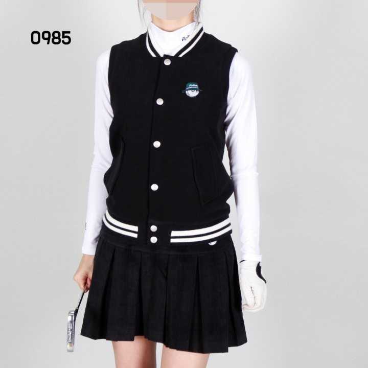 말본 여자 0985 빅로고 베스트 조끼(3color)