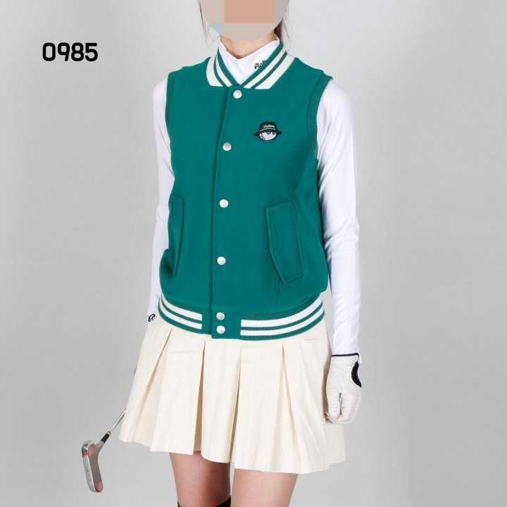 말본 여자 0985 빅로고 베스트 조끼(3color)