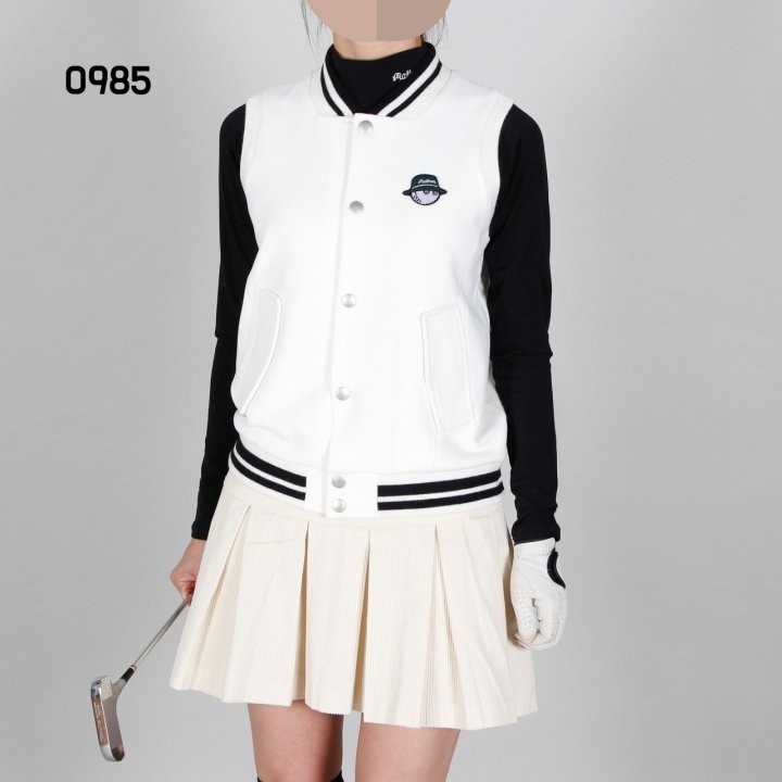 말본 여자 0985 빅로고 베스트 조끼(3color)
