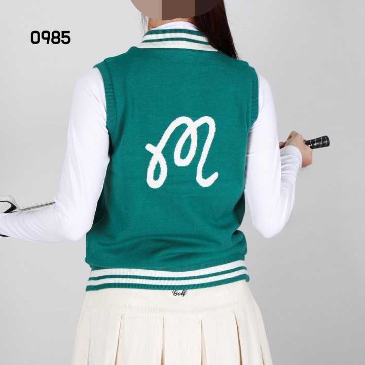 말본 여자 0985 빅로고 베스트 조끼(3color)