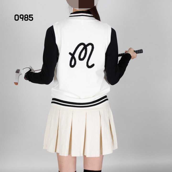 말본 여자 0985 빅로고 베스트 조끼(3color)