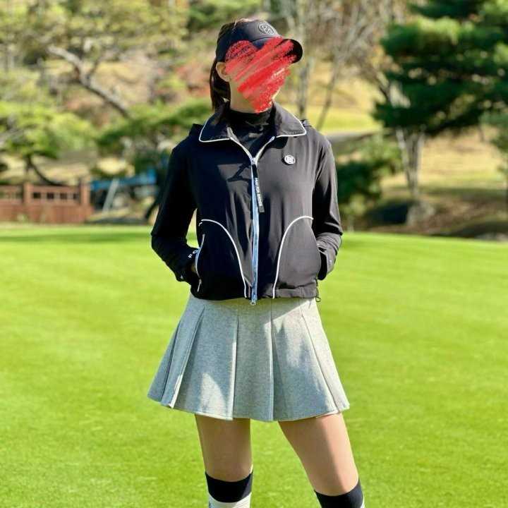 지포어 컬러 라인 후디 봄버 점퍼
