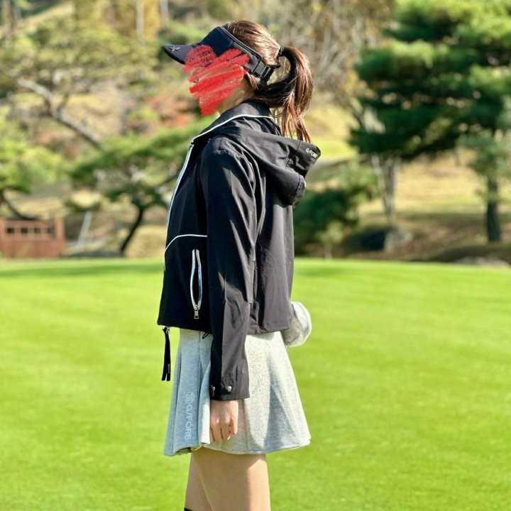지포어 컬러 라인 후디 봄버 점퍼