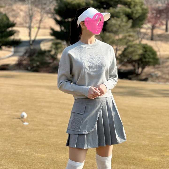 지포어 여성 셔클 G’s 크루넥 스웨터(2color)