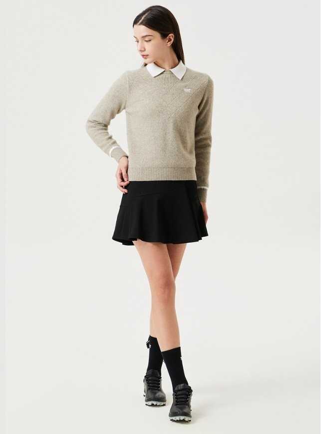 PXG 여성 겨울 윈드프루프 카라 스웨터(2color)