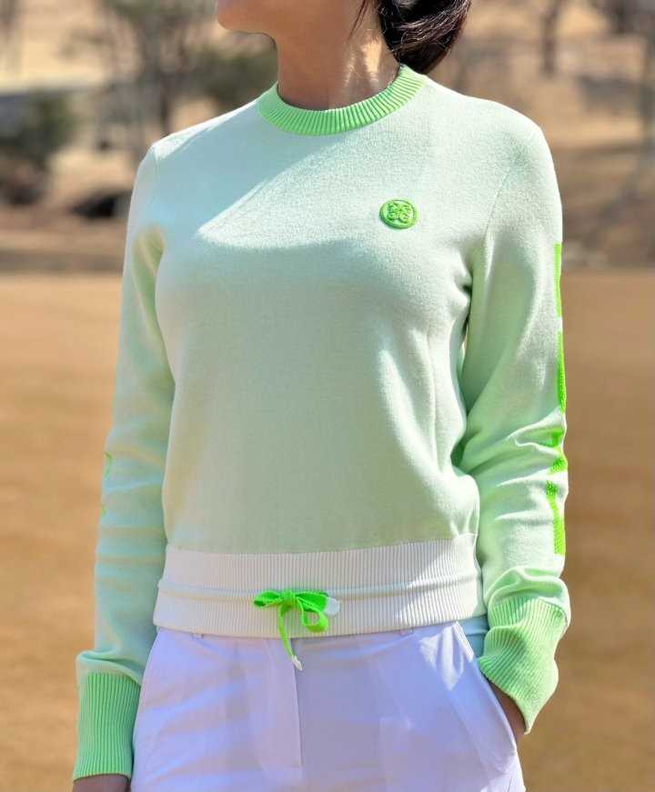 지포어 여성 크루넥 스웨터(2color)