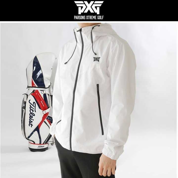 PXG 남녀공용 스트링 후드 바람막이(2color)