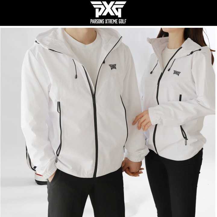 PXG 남녀공용 스트링 후드 바람막이(2color)
