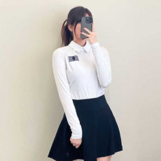 어메이징크리 여성 에어로쉴드 테크 긴팔 카라티셔츠