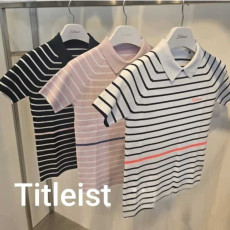 타이틀리스트 여성 스트라이프 패턴 스웨터(3color)