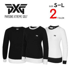 PXG 자수 로고 라운드 여성 니트(2color)