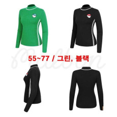 말본 여성 버킷 패치 골지 니트 목폴라(2color)