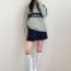 말본 남여공용 투웨이 라인 아노락 자켓(2color)