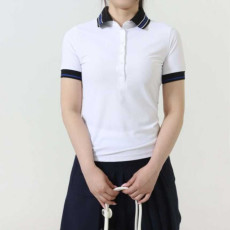 지포어 여성 수입 소프트 피케 티셔츠