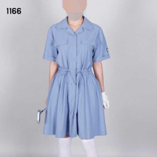 지포어 여자 1166 실키 포켓 반팔 원피스(2color)