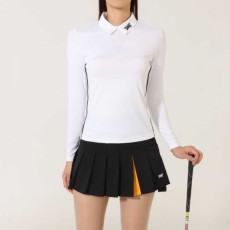 PXG 수입 우먼 쿨링 카라 롱슬리브 티셔츠(2color)