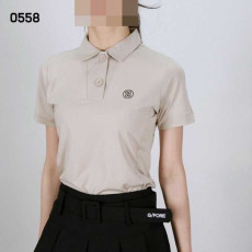 지포어 여자 0558 무지 반팔 카라티(2color)