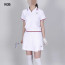 지포어 여자 1435 테리 카라 스커트 세트(2color)