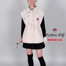 말본 여자 MNWSK1328 버킷 양털 베스트 조끼(2color)