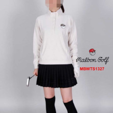 말본 여자 MBWTS1327 반목 플리스 티셔츠(2color)