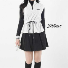 타이틀리스트 여성 풀 로고 리본 베스트(2color)