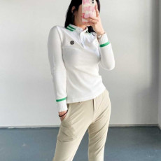 지포어 여성 투톤 카라 티셔츠(2color)