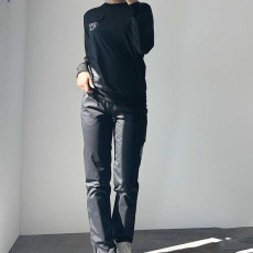 말본 남녀공용 수입고급 말본 화이트 빅 로고 나일론 티셔츠&팬츠 세트