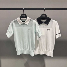 PXG 여성 여름 시스루 숏 슬리브 니트(2color)