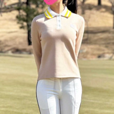 지포어 여성 투톤 니트 카라(2color)