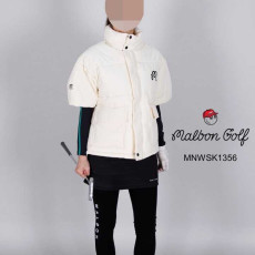 말본 여자 MNWSK1356 M로고 반팔 패딩 점퍼(2color)