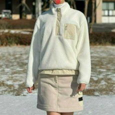 말본 여성 플리스 하프집업 티셔츠(2color)