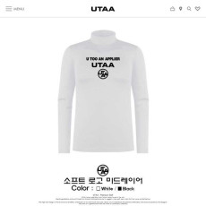 유타 남여공용 소프트로고 미드레이어 쿨이너(2color)