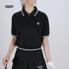 말본 여자 0669 PK 반집업 반팔 카라티셔츠 지퍼티(4color)