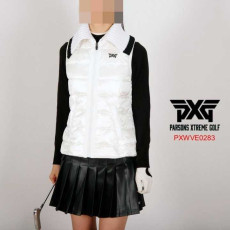 PXG 여자 PXWVE0283 니트 카라 패딩 조끼 베스트(2color)