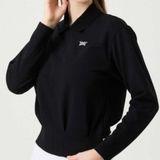 PXG 여성 아워글래스 핏 카라 롱 슬리브 티셔츠(2color)
