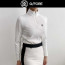 지포어 골지배색 반집업(2color)