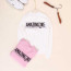 어메이징크리 여성 프론트 로고 니트(2color)